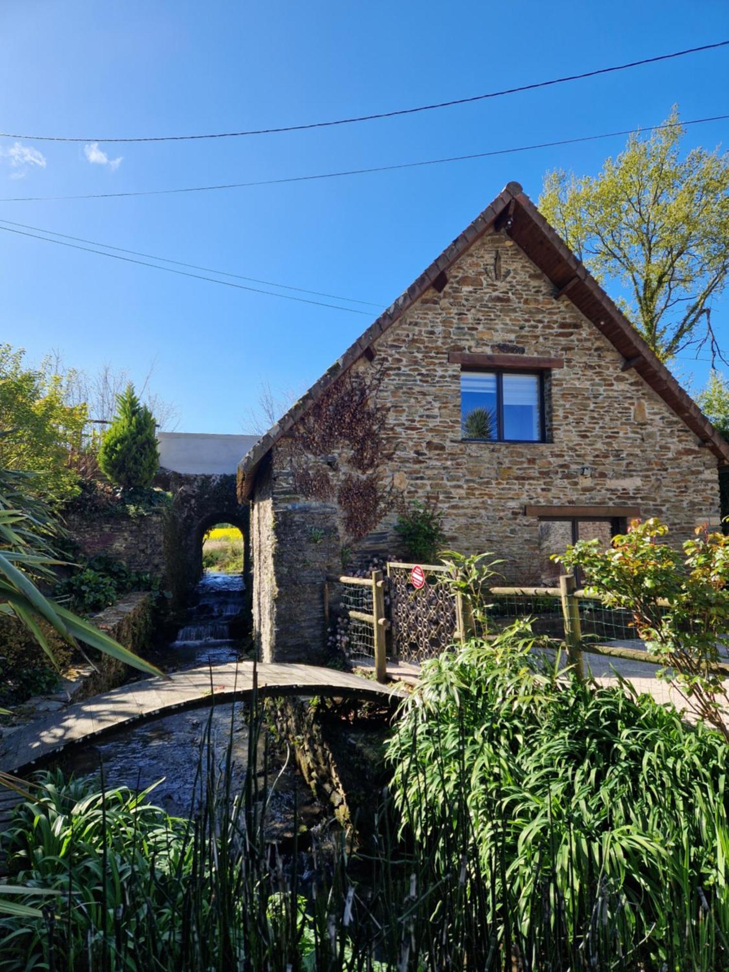 Вилла Ancien Moulin Pres D'Un Ruisseau Sallen Экстерьер фото